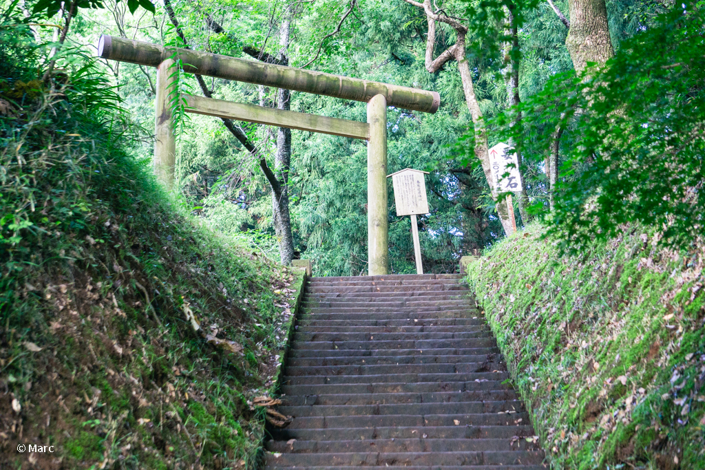 奥宮の鳥居