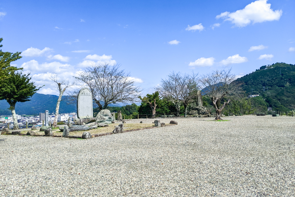 大洲城の敷地内