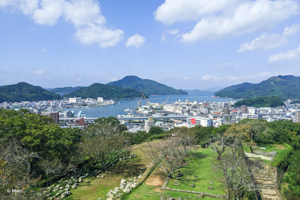 宇和島城からの景観